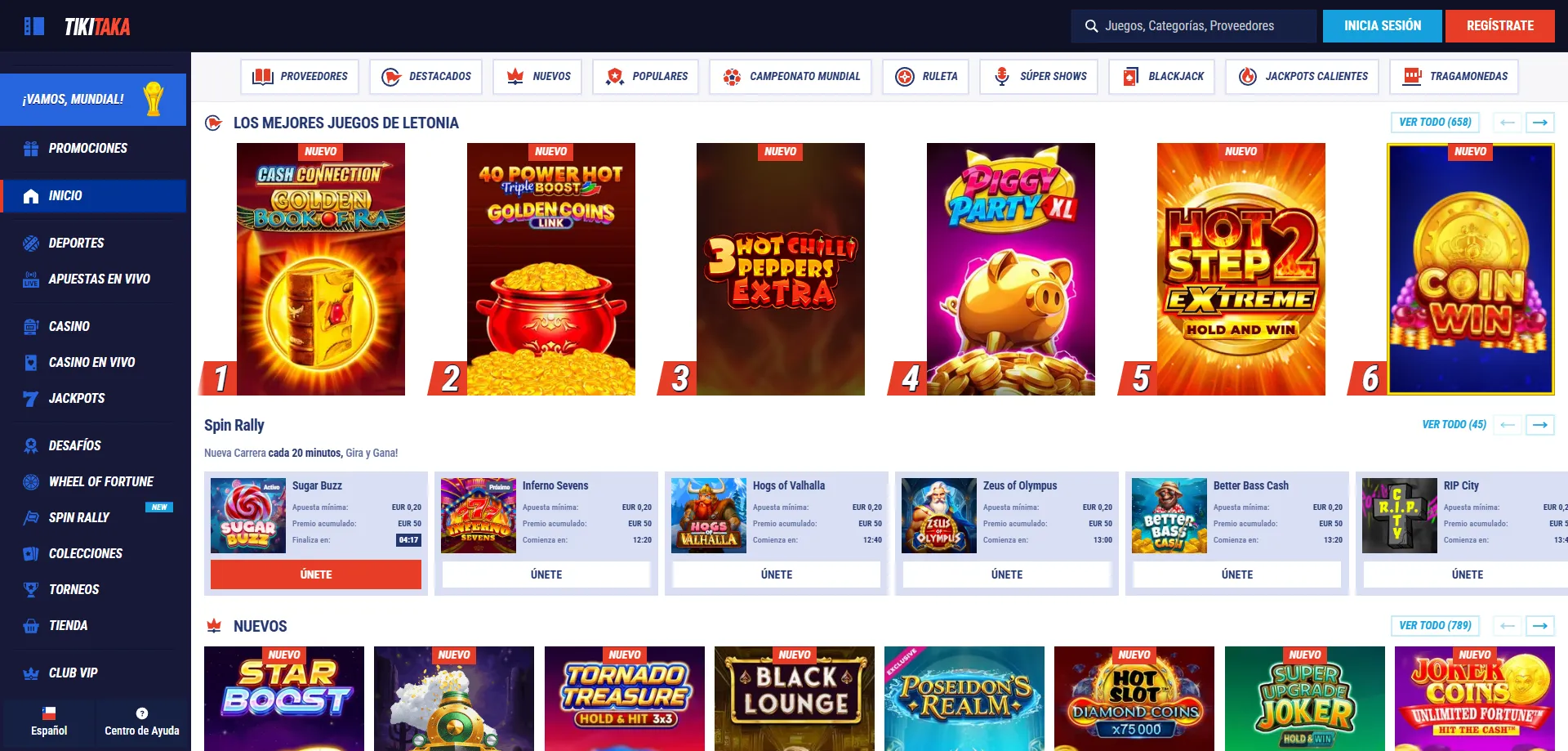 TikiTaka Casino app download